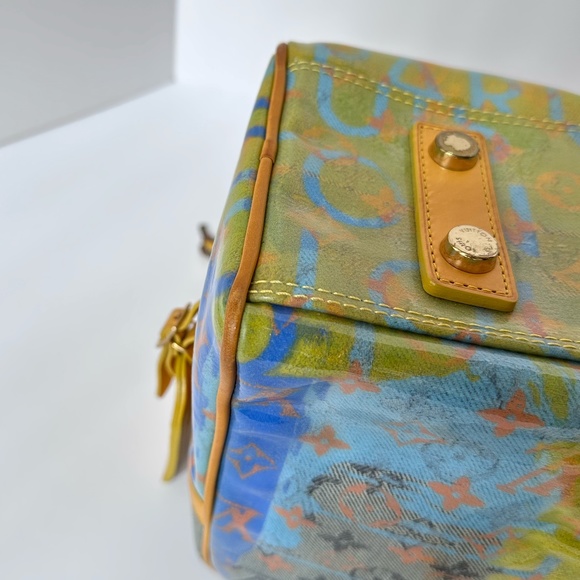 Louis Vuitton Limited Edition Richard Prince Jaune Defile Weekender PM Pulp Bag - Picture 11 of 16